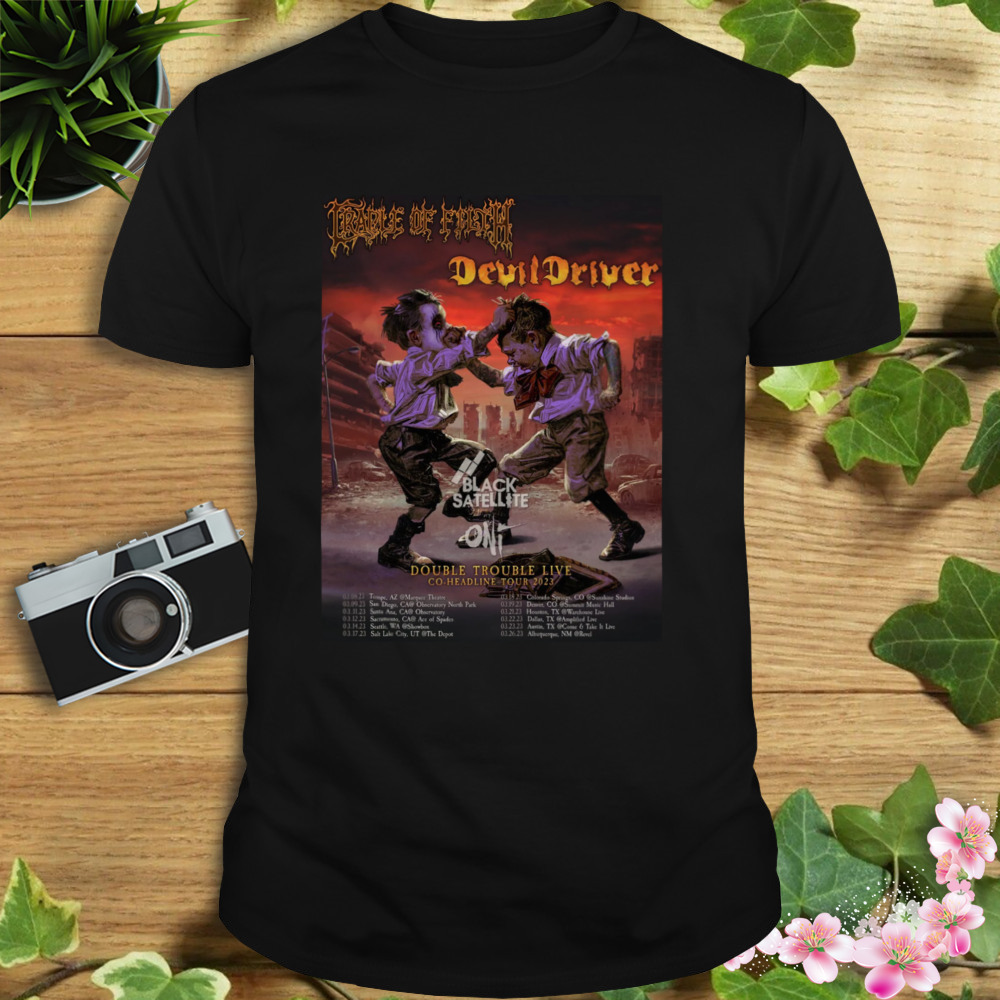 Cradle Of  Filth DevilDriver Tour 2023 shirt