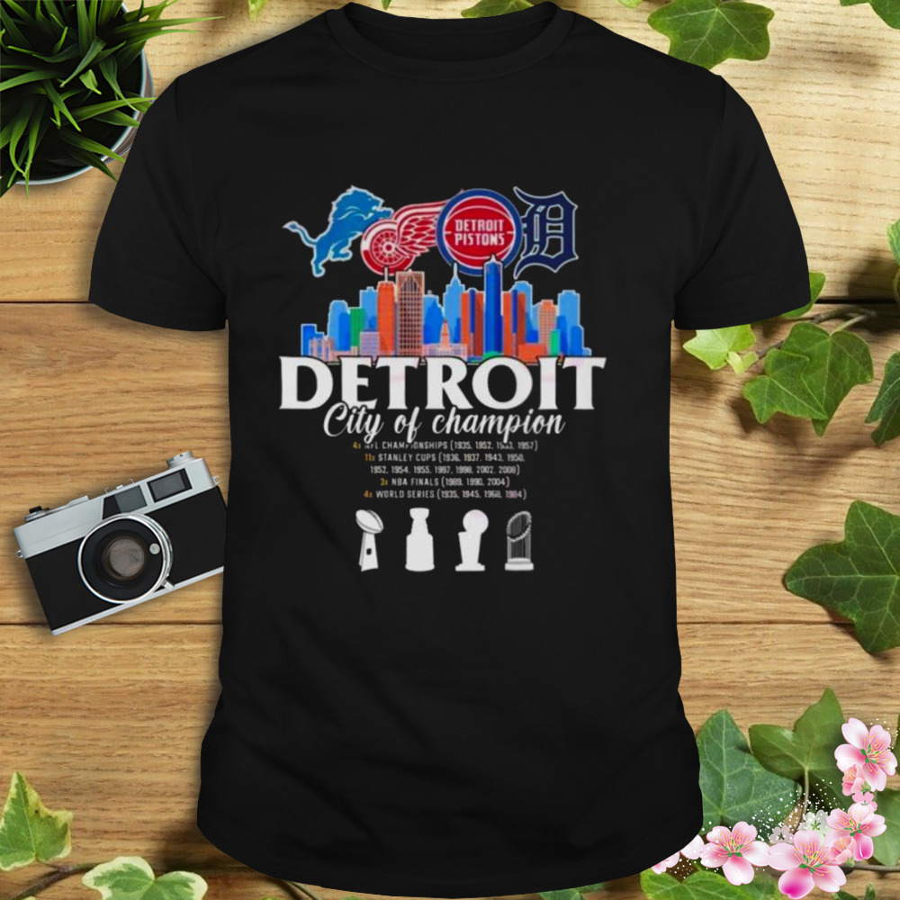 Detroit City Of Champion Sports Shirt - Shopping Online