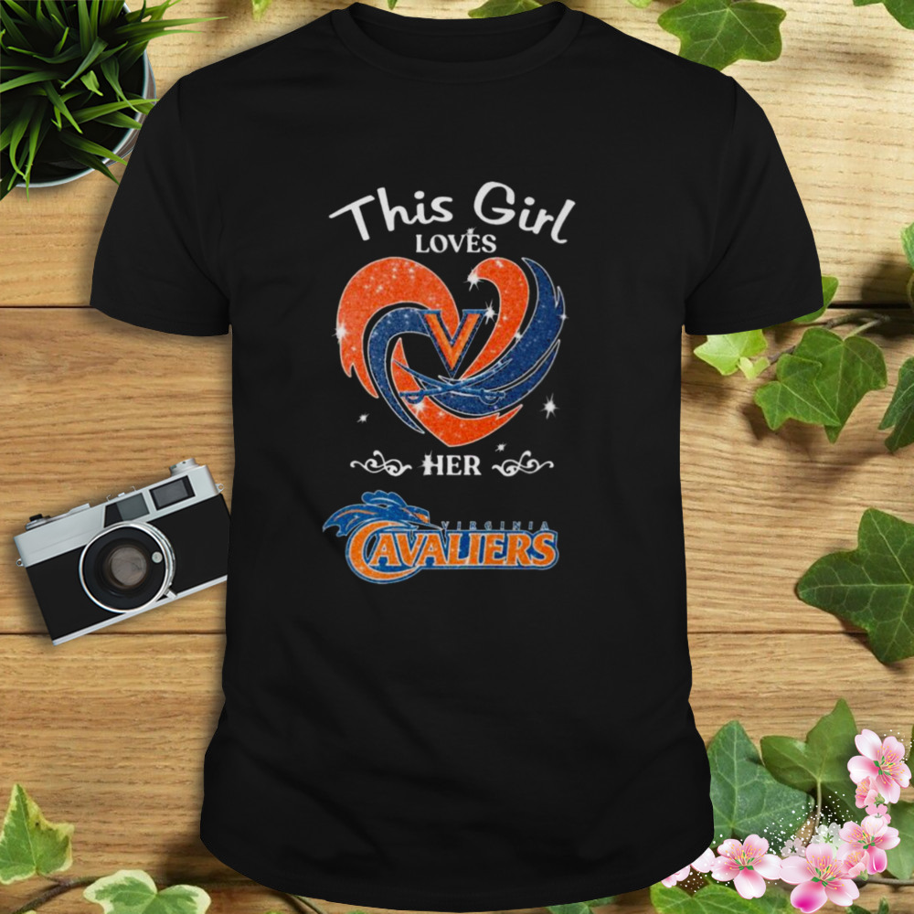 Heart This Girl Loves Her Virginia Cavaliers shirt