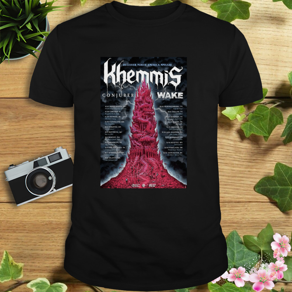 Khemmis Tour 2023 poster shirt