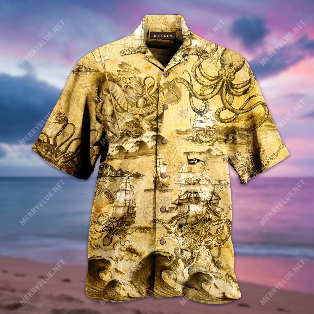 Amazing Octopus Aloha Hawaiian Shirt Colorful Short Sleeve Summer Beach Casual Shirt For Men And Women