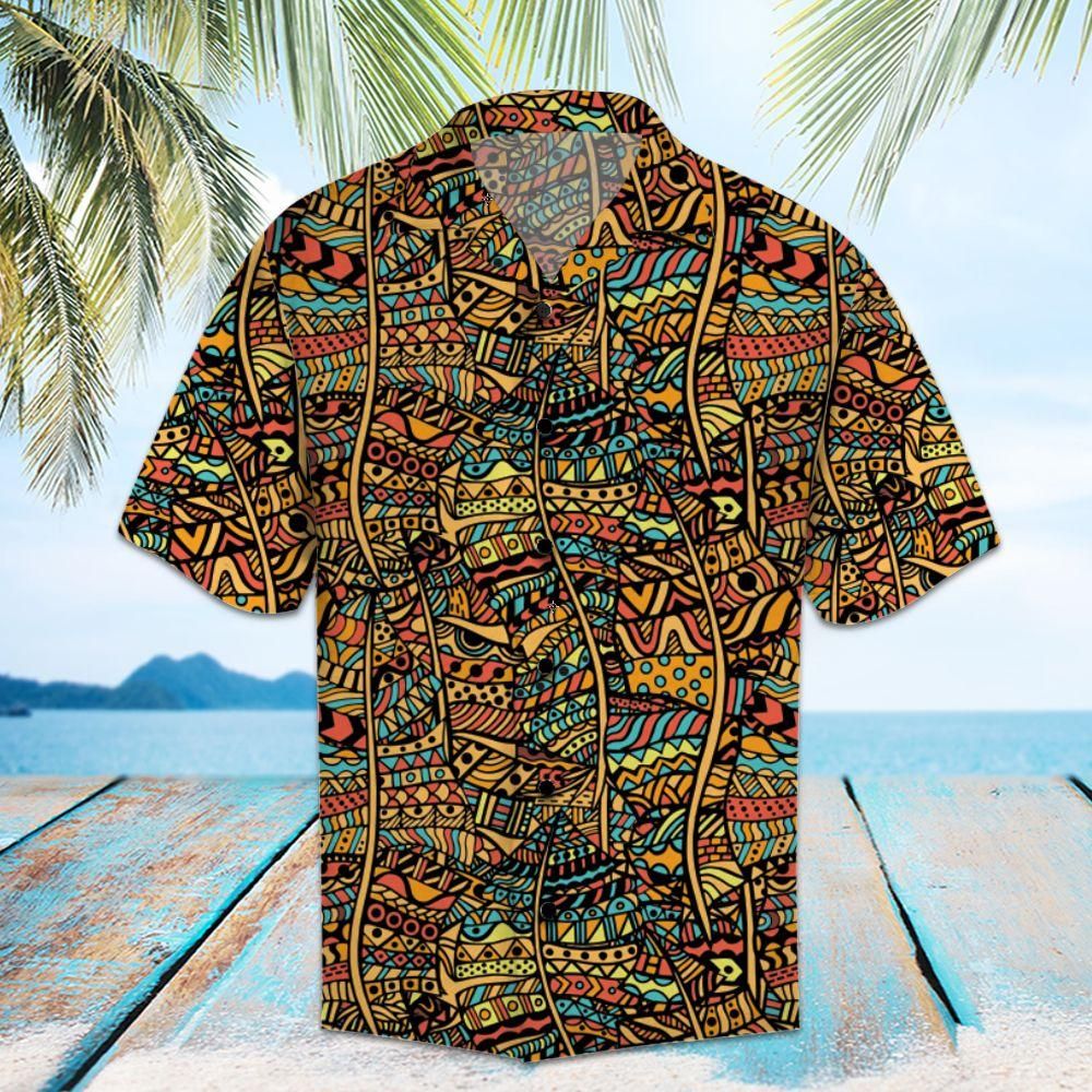 Amazing Zentangle Aloha Hawaiian Shirt Colorful Short Sleeve Summer Beach Casual Shirt For Men And Women