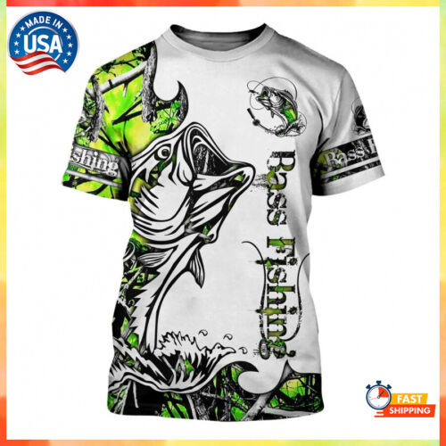 Bass Fishing Sport 3d T-shirt