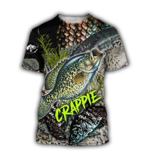 Crappie Fishing On Skin 3d T-shirt
