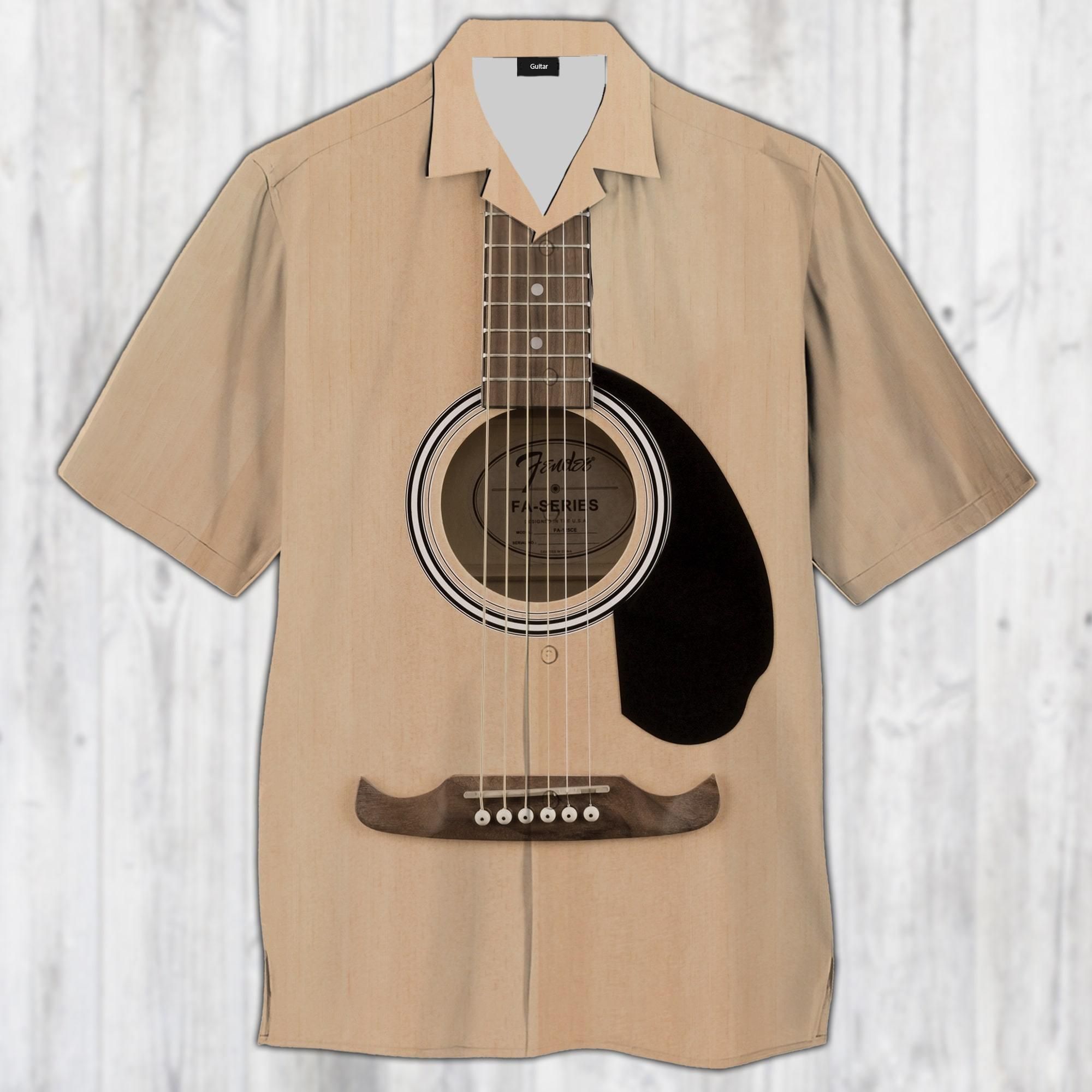 Guitar Sitka Spruce Everest Aloha Hawaiian Shirt Colorful Short Sleeve Summer Beach Casual Shirt For Men And Women