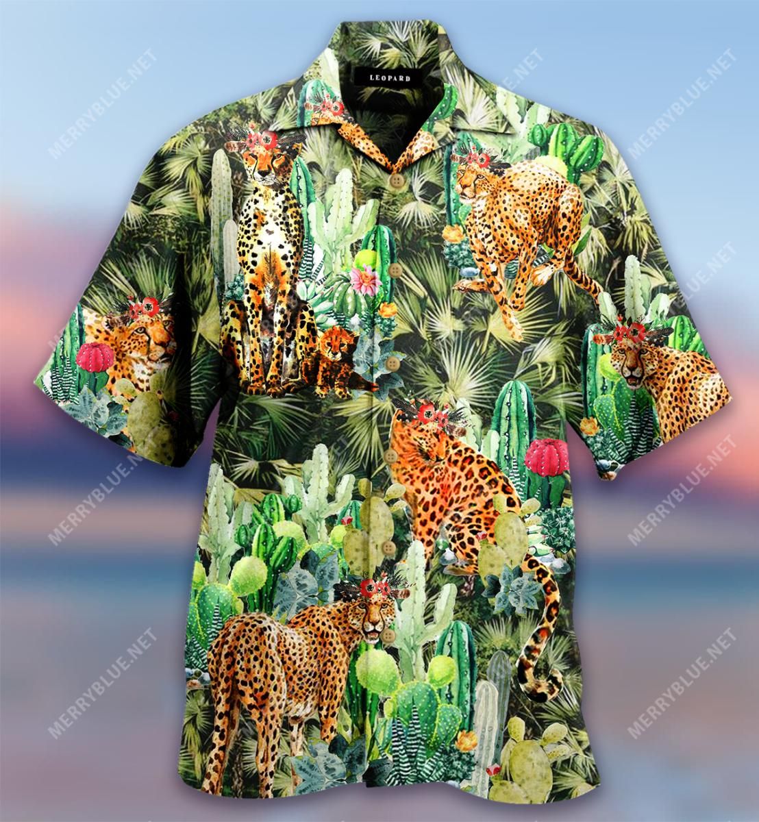 Leopard Is My Favorite Aloha Hawaiian Shirt Colorful Short Sleeve Summer Beach Casual Shirt For Men And Women