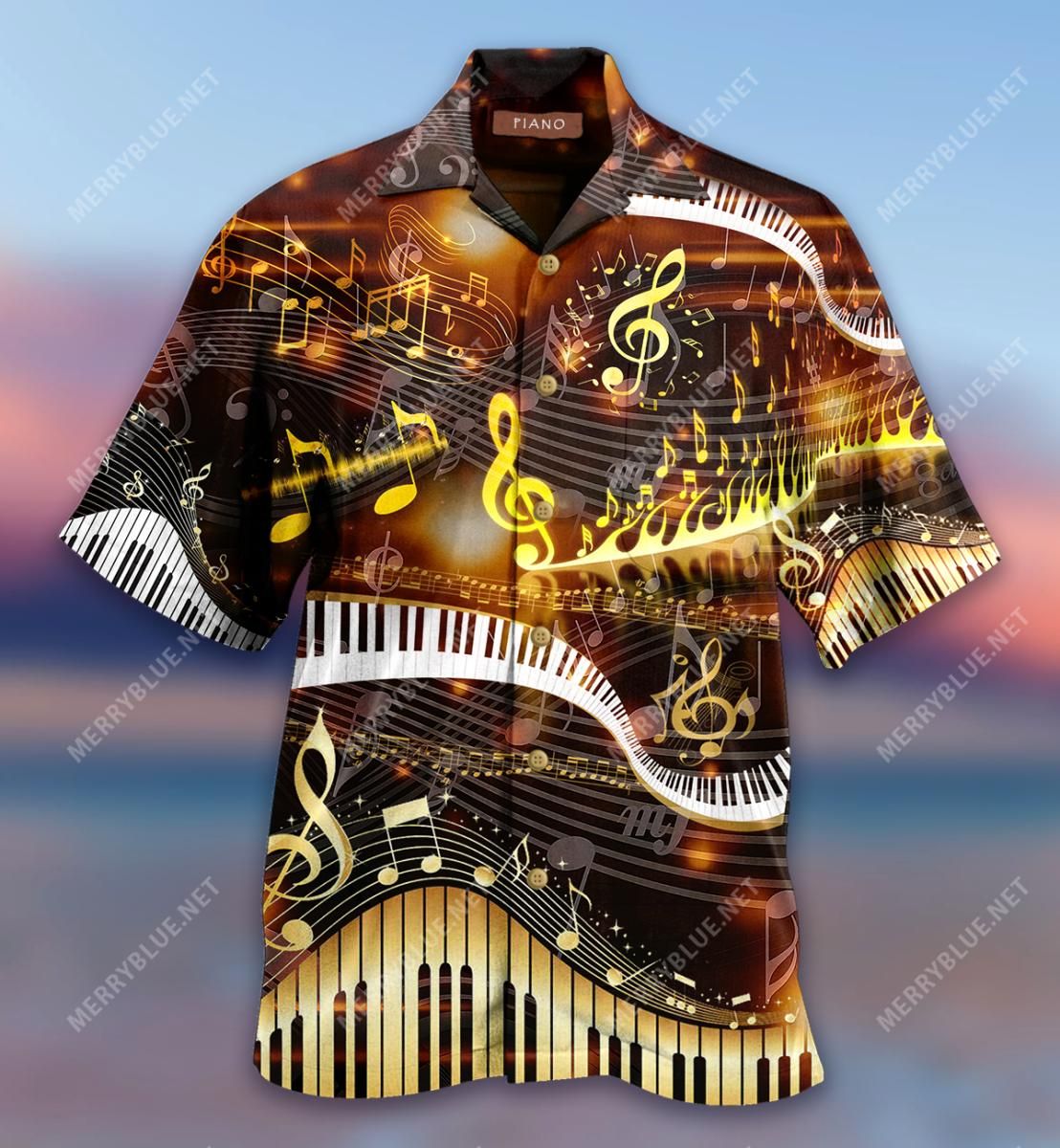 Piano Is My Life Aloha Hawaiian Shirt Colorful Short Sleeve Summer Beach Casual Shirt For Men And Women