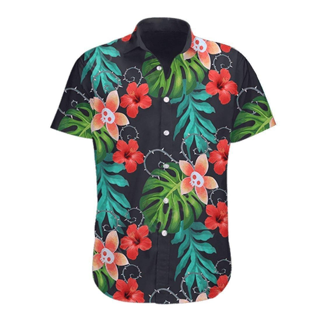 3D Dracula Hotel Transylvania Aloha Hawaiian Shirt Colorful Short Sleeve Summer Beach Casual Shirt For Men And Women