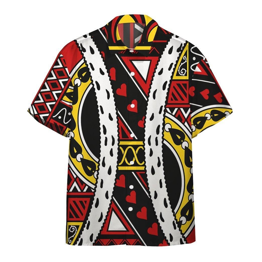 3D King Of Hearts Charles Aloha Hawaiian Shirt Colorful Short Sleeve Summer Beach Casual Shirt For Men And Women