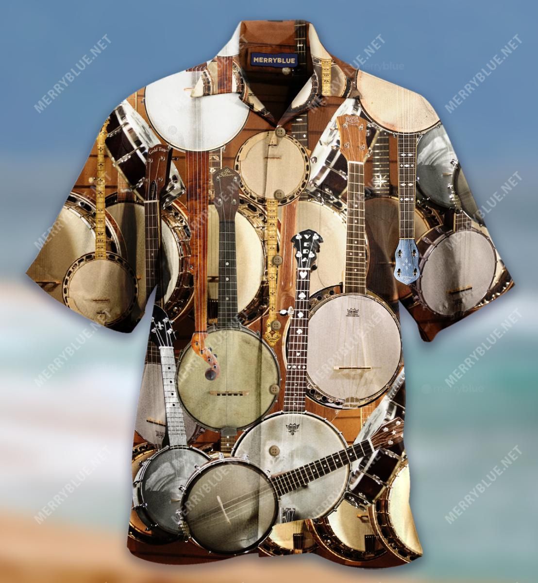 Ain'T No Thang Like A Banjo Strang Aloha Hawaiian Shirt Colorful Short Sleeve Summer Beach Casual Shirt For Men And Women