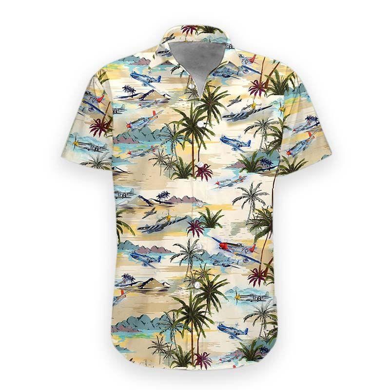 Aircraft Aloha Hawaiian Shirt Colorful Short Sleeve Summer Beach Casual Shirt For Men And Women