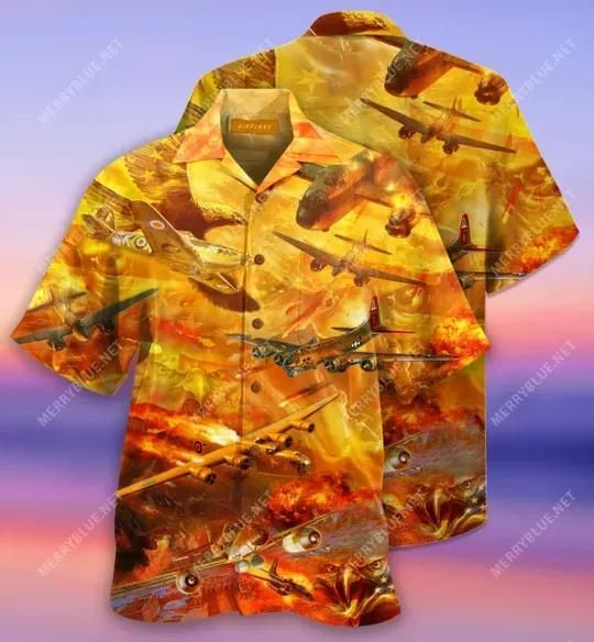 Airplane Eagles Aloha Hawaiian Shirt Colorful Short Sleeve Summer Beach Casual Shirt For Men And Women