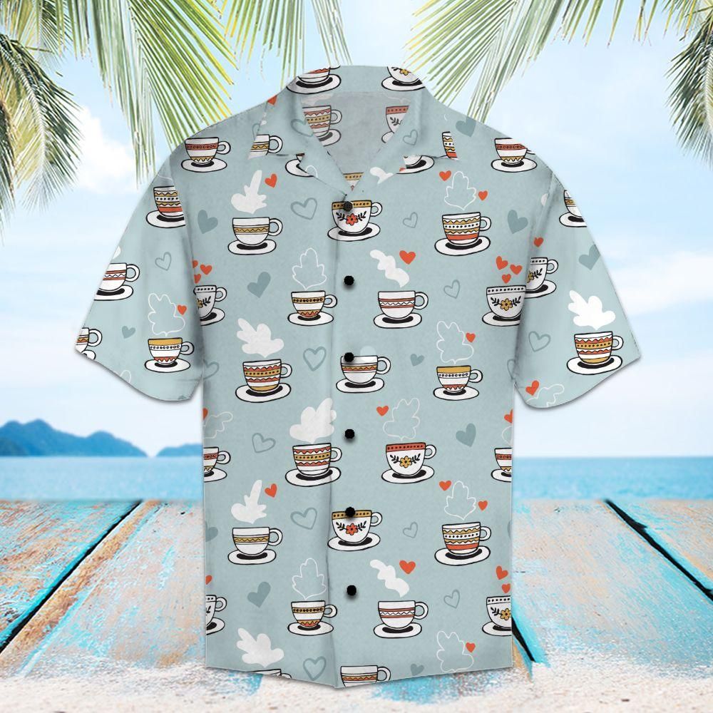 Amazing Tea Aloha Hawaiian Shirt Colorful Short Sleeve Summer Beach Casual Shirt For Men And Women