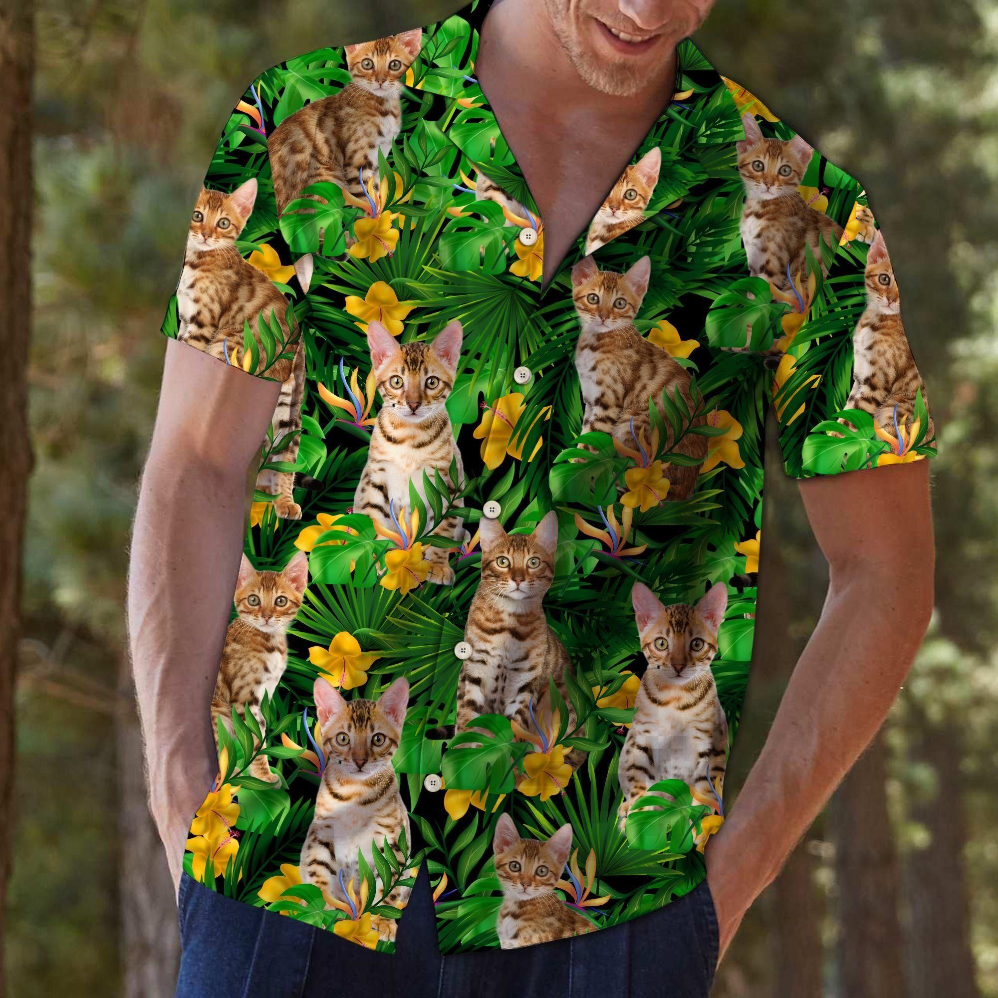 Bengal Tropical Wild Flowers Aloha Hawaiian Shirt Colorful Short Sleeve Summer Beach Casual Shirt For Men And Women