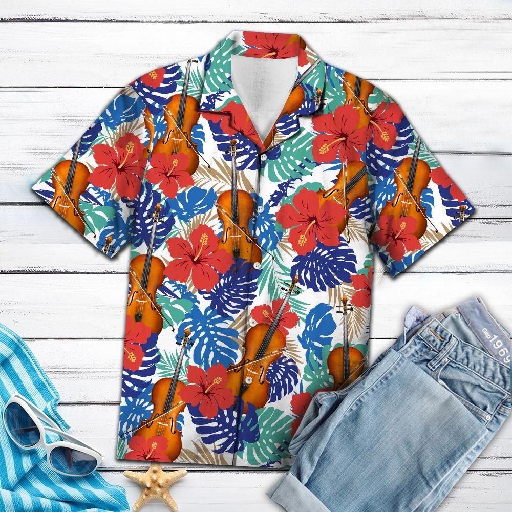 Cello Tropical Plants Aloha Hawaiian Shirt Colorful Short Sleeve Summer Beach Casual Shirt For Men And Women