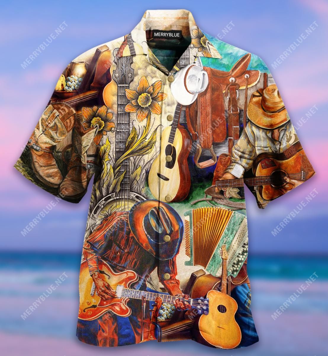 Country Music Isn'T A Guitar Or A Banjo It Is A Feeling Aloha Hawaiian Shirt Colorful Short Sleeve Summer Beach Casual Shirt For Men And Women