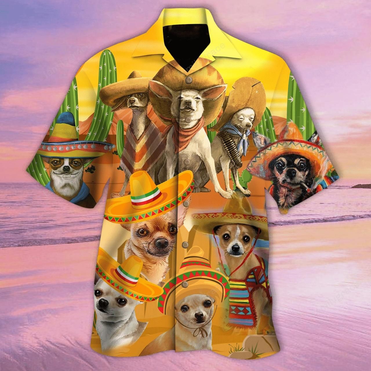 Dog Chihuahua Is My Best Friend Aloha Hawaiian Shirt Colorful Short Sleeve Summer Beach Casual Shirt For Men And Women