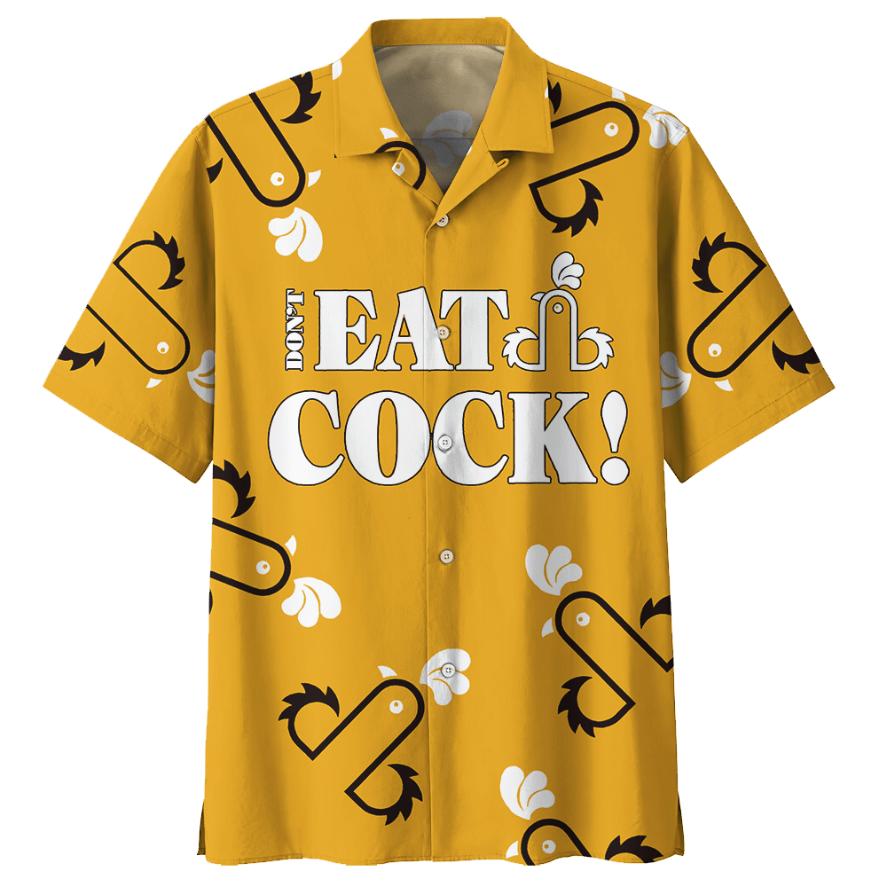 Don'T Eat Cock Chicken Aloha Hawaiian Shirt Colorful Short Sleeve Summer Beach Casual Shirt For Men And Women