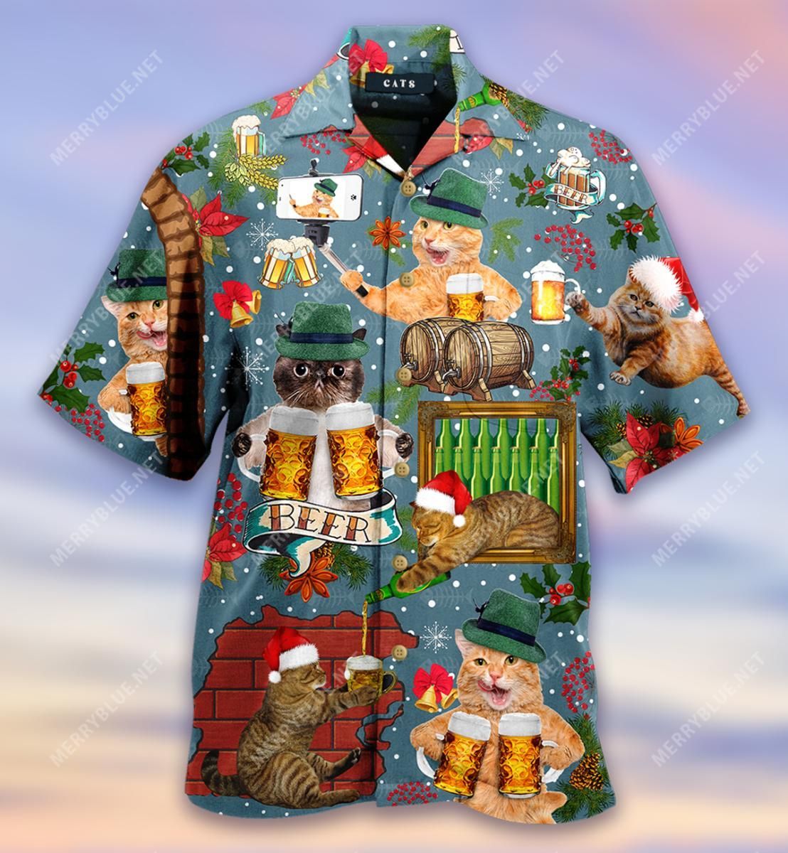 Don'T Let Your Cat Drink Beer Aloha Hawaiian Shirt Colorful Short Sleeve Summer Beach Casual Shirt For Men And Women
