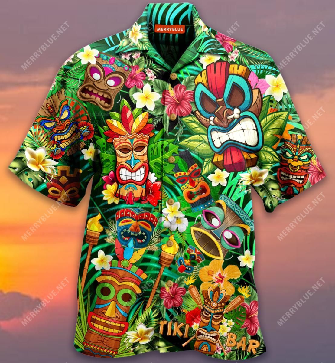hawaiian button up shirts near me