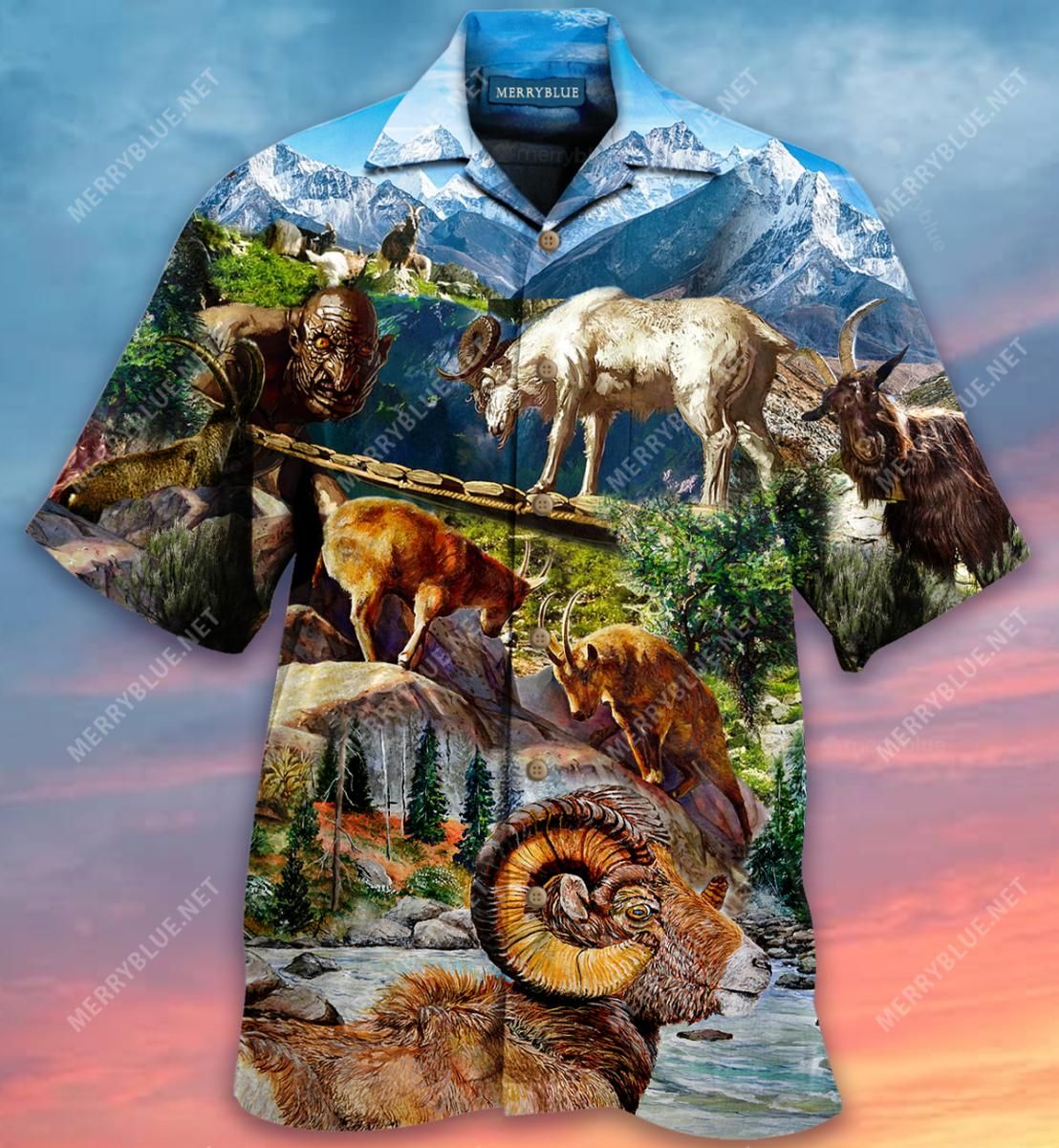 Don'T Worry We'Ve Goat This Aloha Hawaiian Shirt Colorful Short Sleeve Summer Beach Casual Shirt For Men And Women