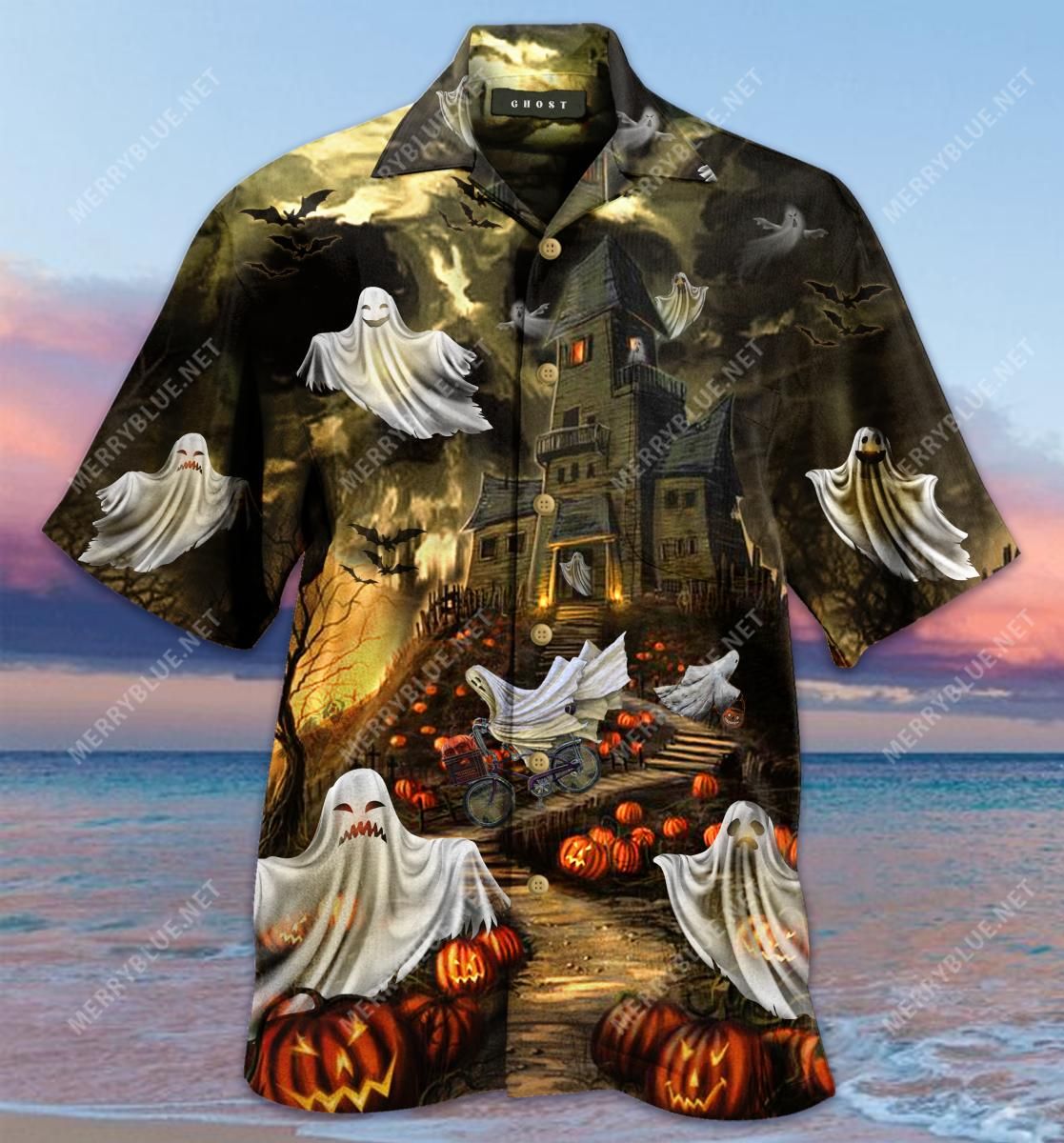 Ghouls Just Wanna Have Fun Happy Halloween Aloha Hawaiian Shirt Colorful Short Sleeve Summer Beach Casual Shirt For Men And Women