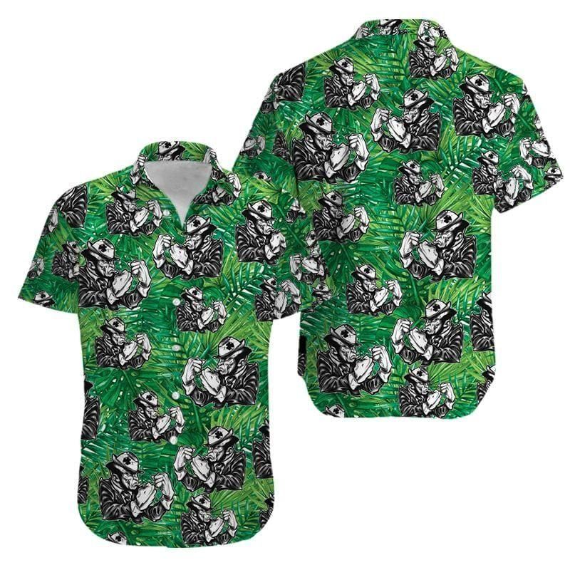 Happy Saint Patrick'S Day Irish People Aloha Hawaiian Shirt Colorful Short Sleeve Summer Beach Casual Shirt For Men And Women