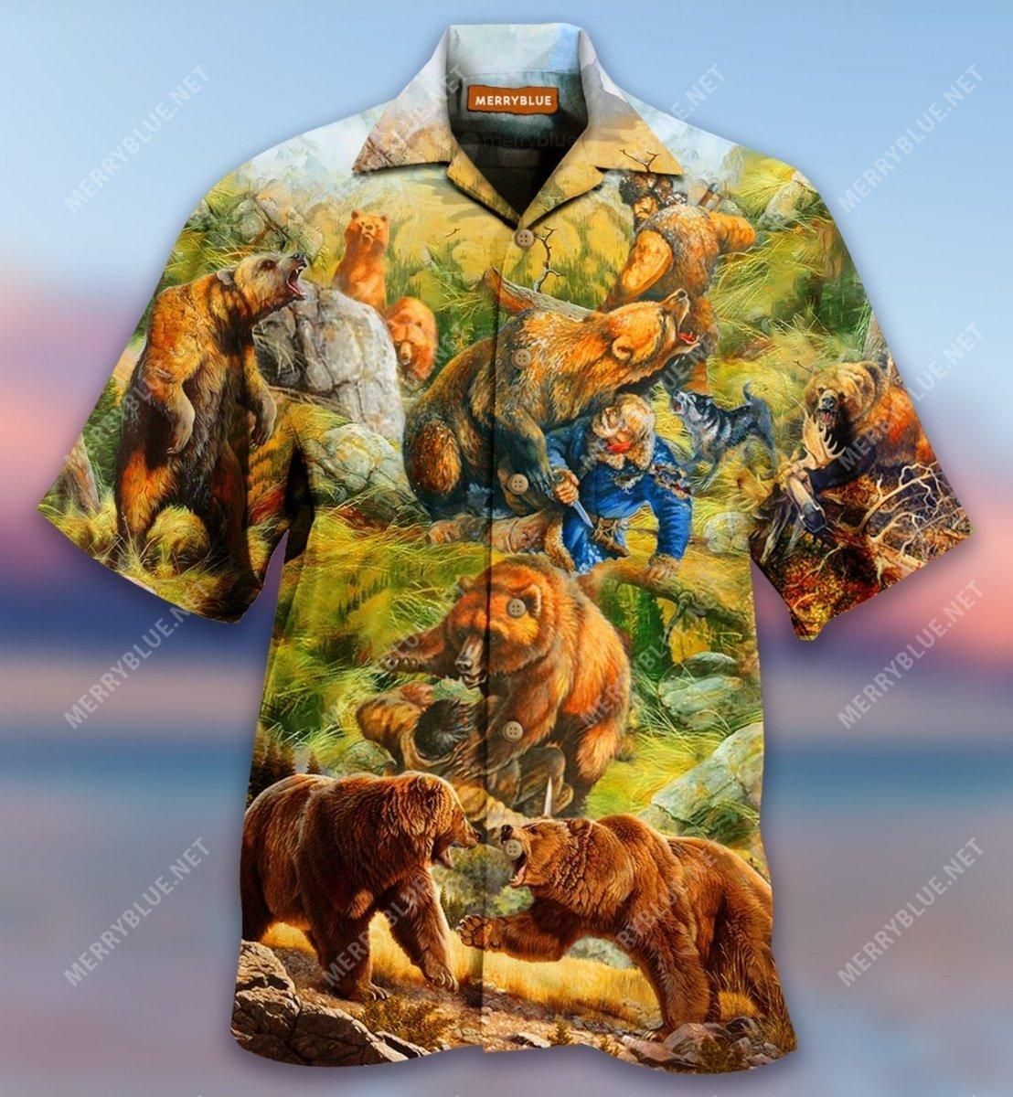 I'M Not Your Teddy Bear Aloha Hawaiian Shirt Colorful Short Sleeve Summer Beach Casual Shirt For Men And Women