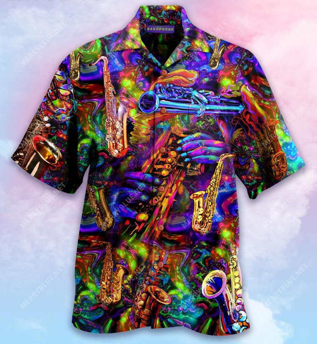 I'M Saxy And I Know It Saxophonist Aloha Hawaiian Shirt Colorful Short Sleeve Summer Beach Casual Shirt For Men And Women