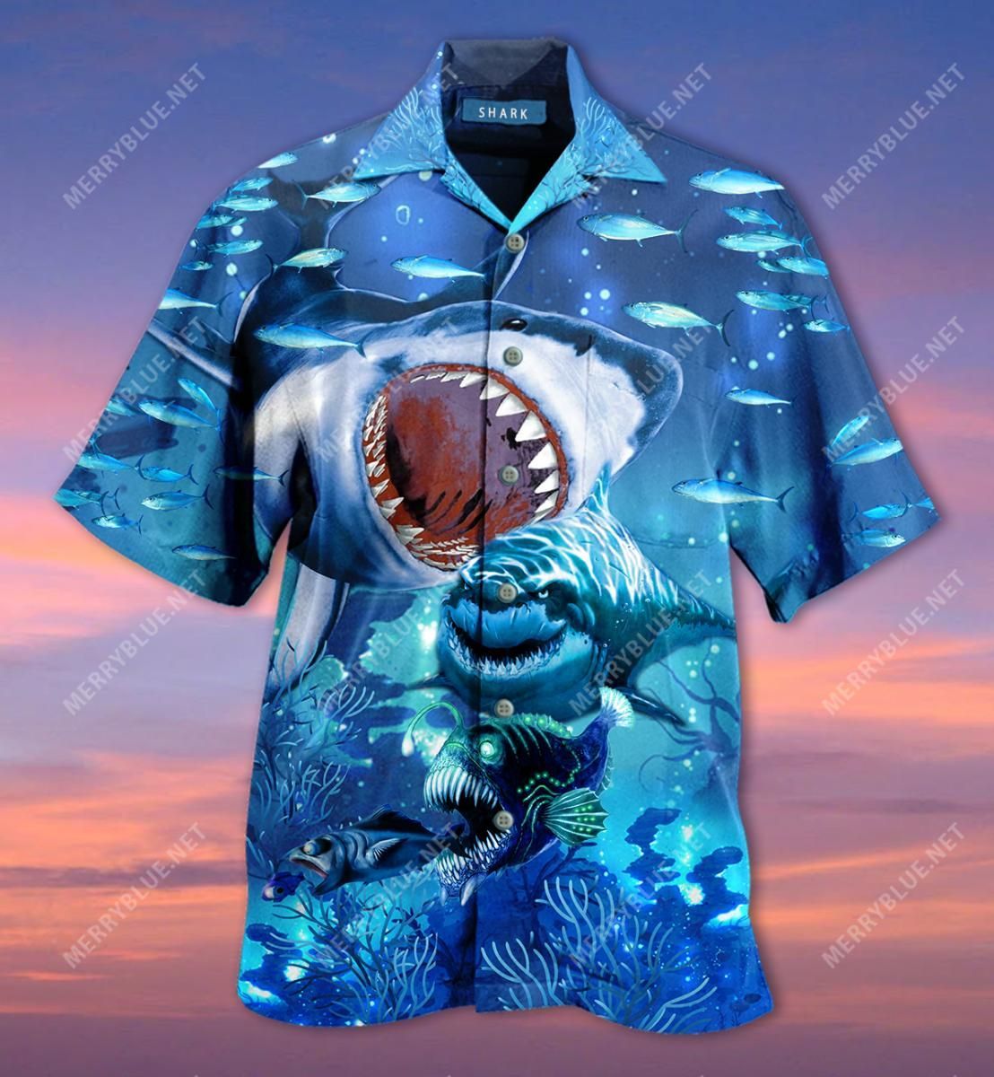 I'M The Best Shark Aloha Hawaiian Shirt Colorful Short Sleeve Summer Beach Casual Shirt For Men And Women