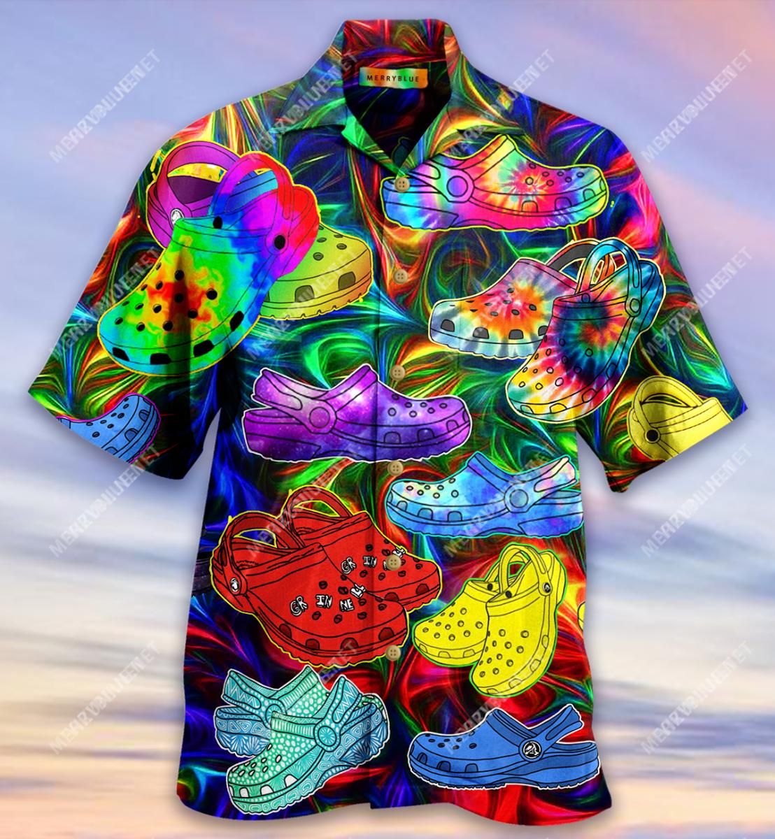 If You Ain'T Crocin' You Ain'T Rockin' Aloha Hawaiian Shirt Colorful Short Sleeve Summer Beach Casual Shirt For Men And Women