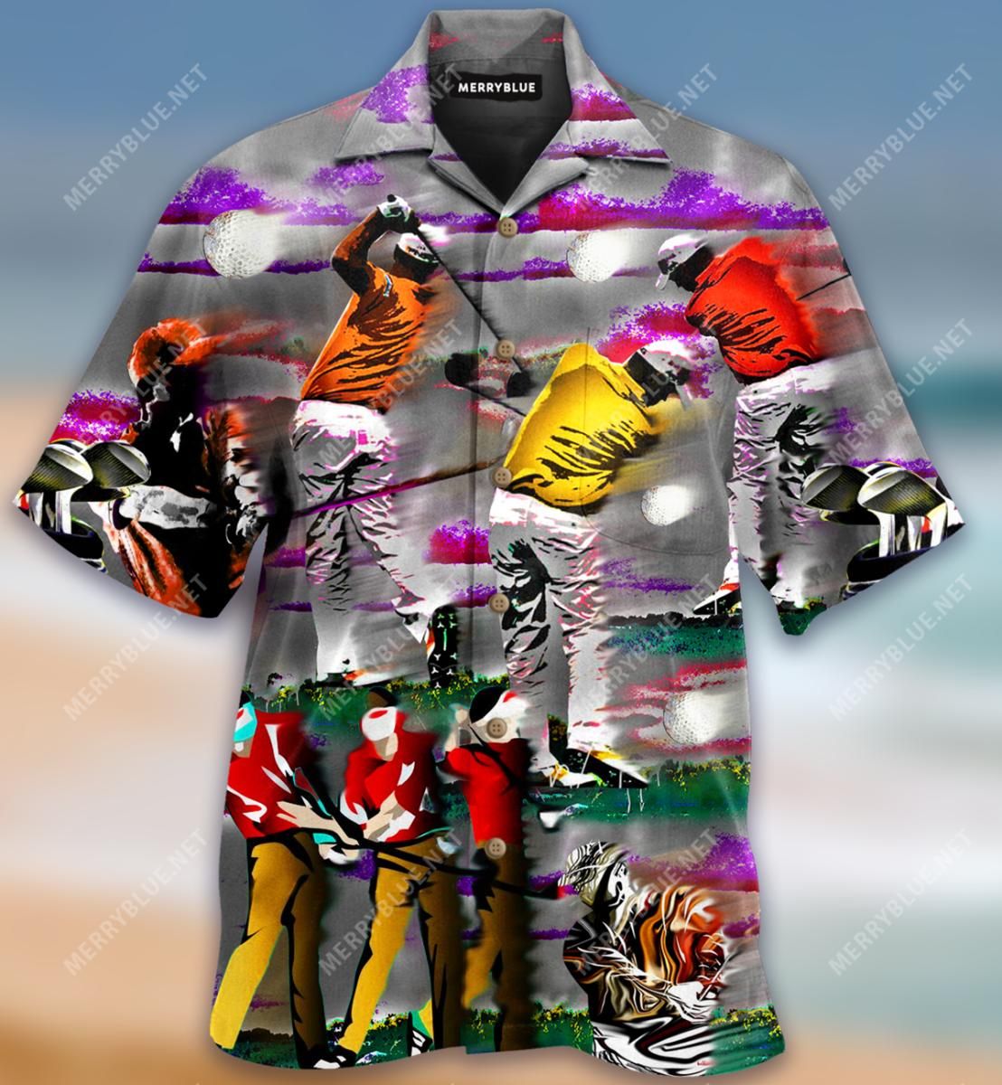 Life Is A Game But Golf Is Serious Aloha Hawaiian Shirt Colorful Short Sleeve Summer Beach Casual Shirt For Men And Women