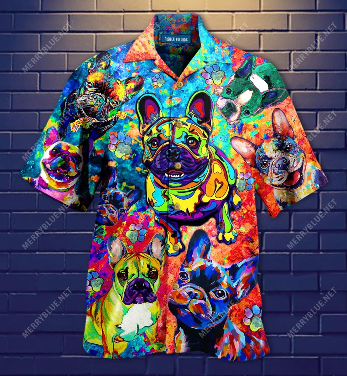 Life Is Better With A French Bulldog Aloha Hawaiian Shirt Colorful Short Sleeve Summer Beach Casual Shirt For Men And Women