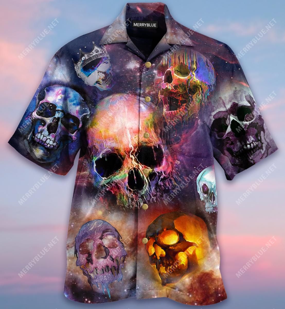 Life Is Short Don'T Turn Into Skull Aloha Hawaiian Shirt Colorful Short Sleeve Summer Beach Casual Shirt For Men And Women