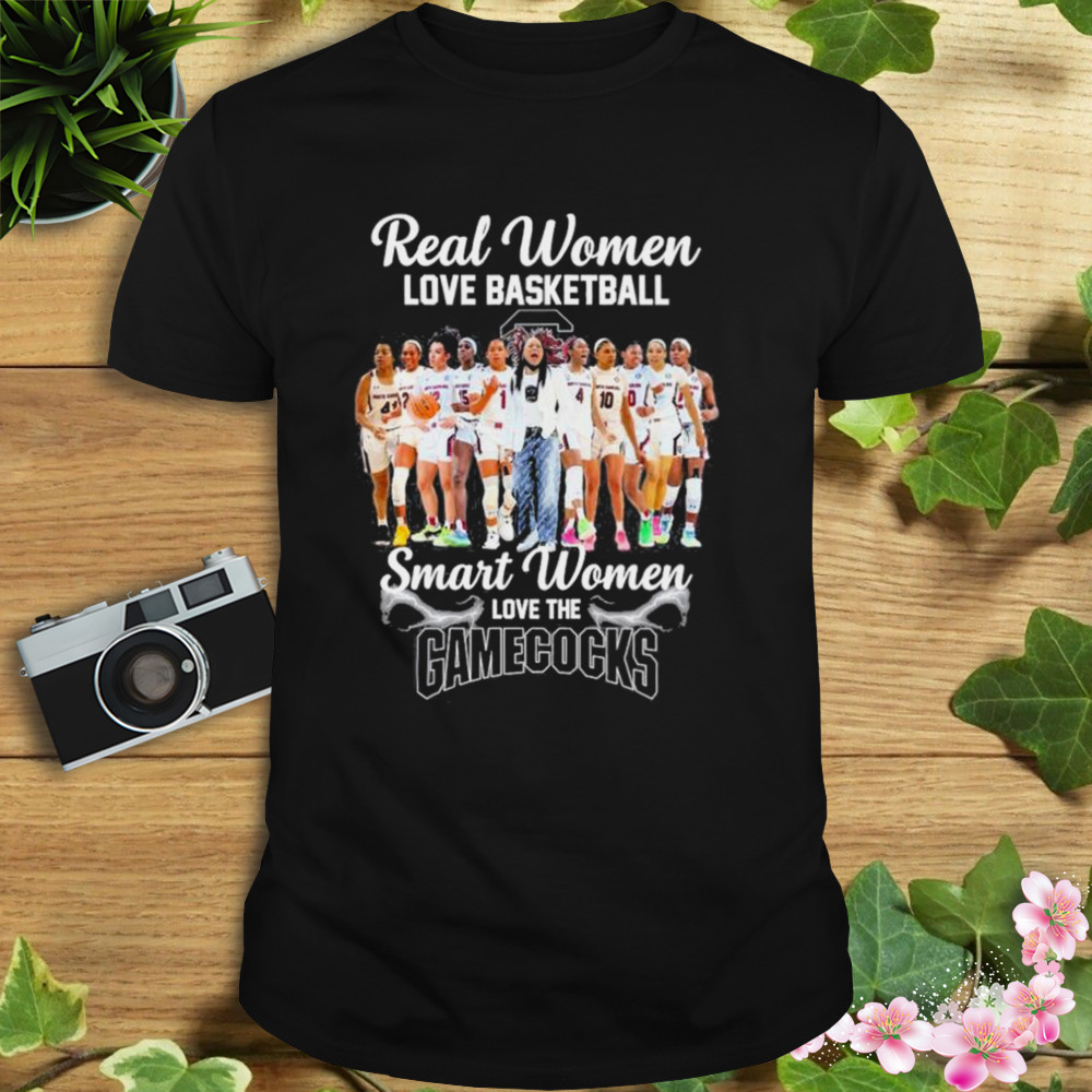 Real women love basketball smart women love the South Carolina women’s Basketball 2023 shirt