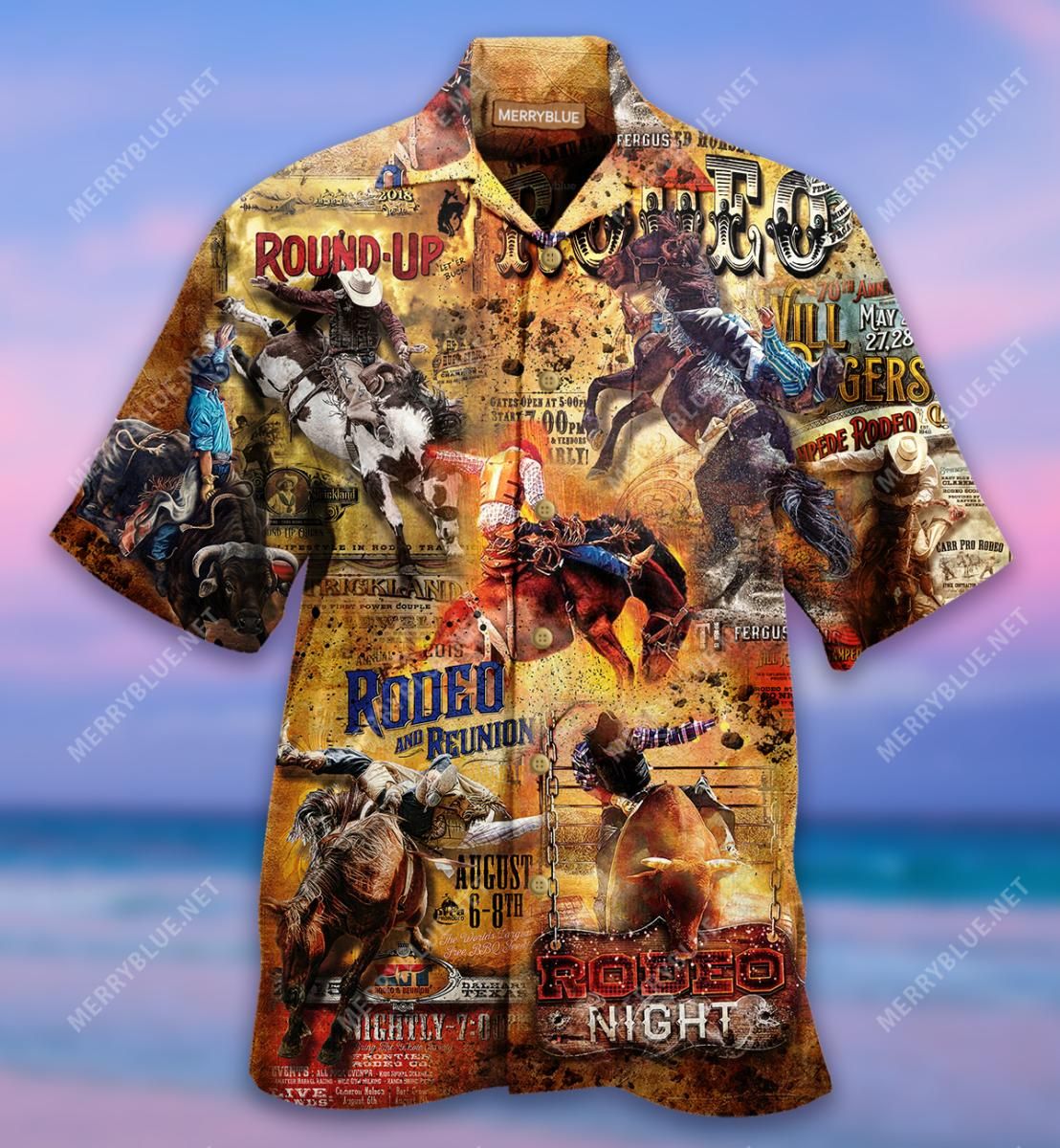 Rodeo Is Not Sport It'S Life Aloha Hawaiian Shirt Colorful Short Sleeve Summer Beach Casual Shirt For Men And Women