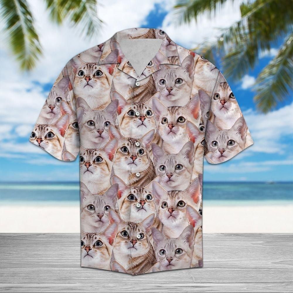 Tonkinese Awesome Aloha Hawaiian Shirt Colorful Short Sleeve Summer Beach Casual Shirt For Men And Women