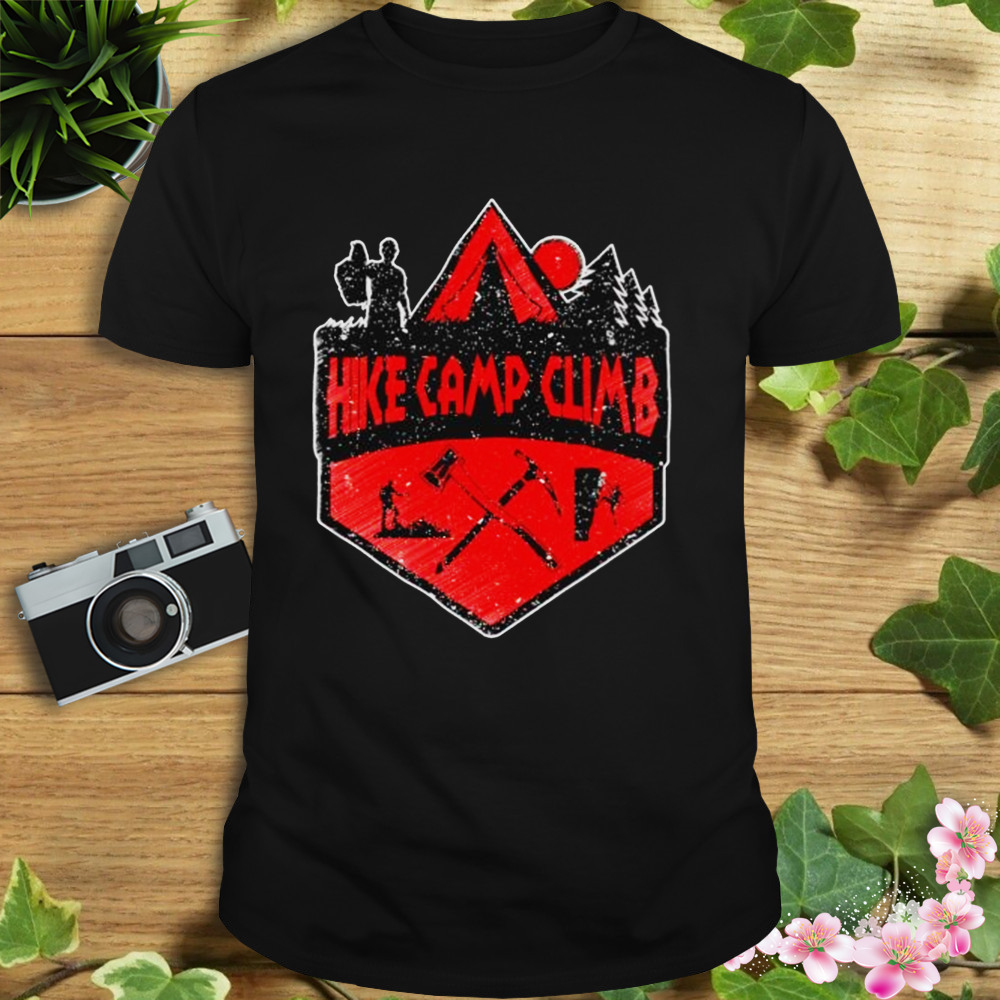 hike camp climb shirt