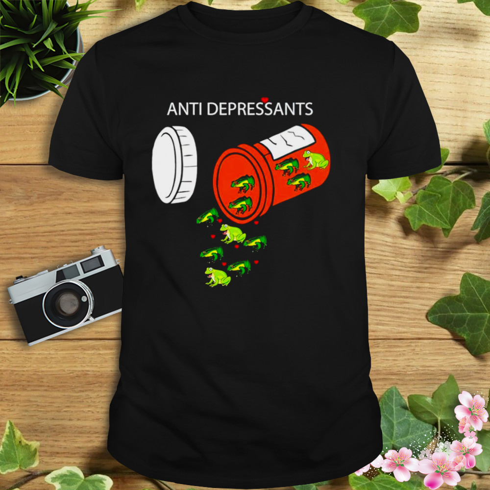 Frog anti depressants shirt