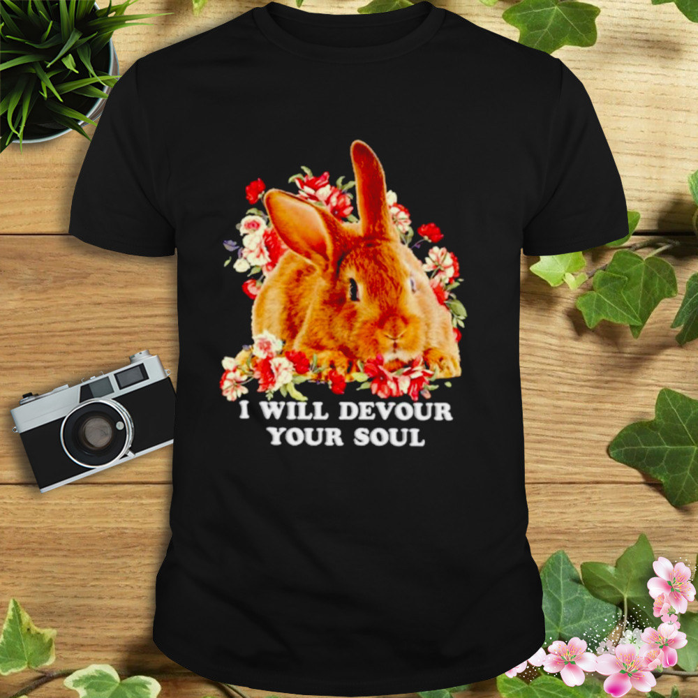 I will devour your soul easter bunny shirt