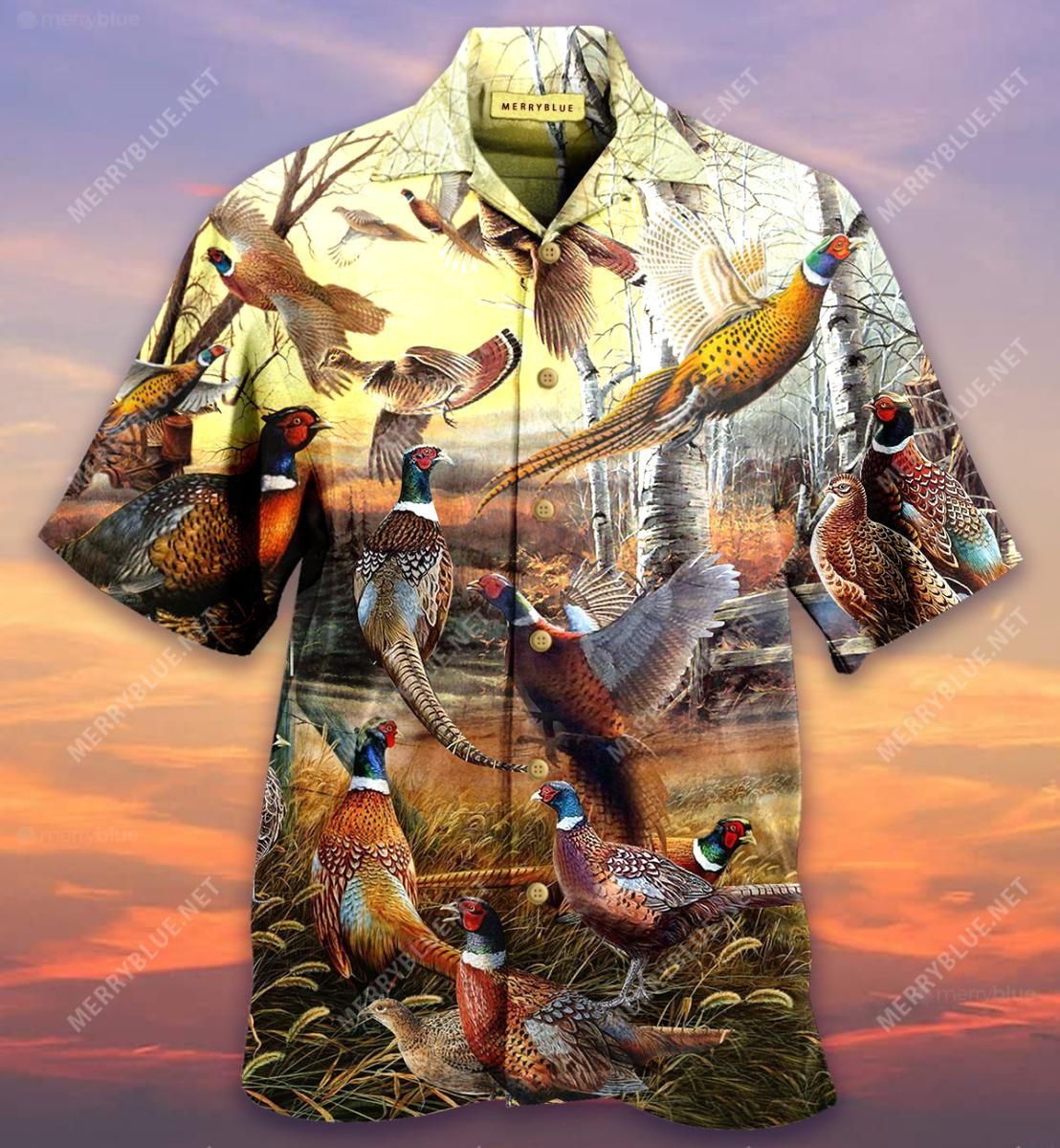 It'S Time For Pheasant Hunting Aloha Hawaiian Shirt Colorful Short Sleeve Summer Beach Casual Shirt For Men And Women