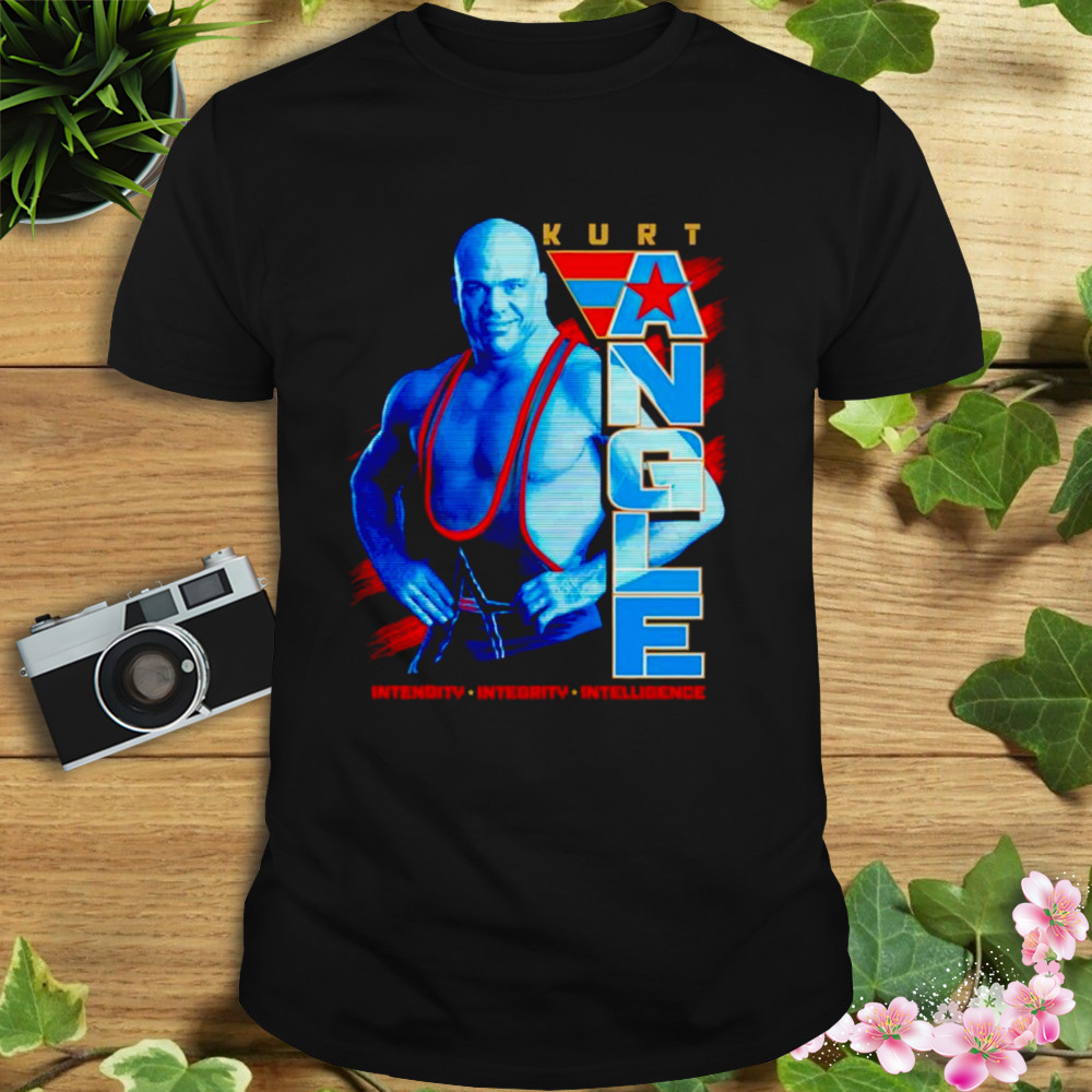 Kurt Angle intensity integrity intelligence shirt