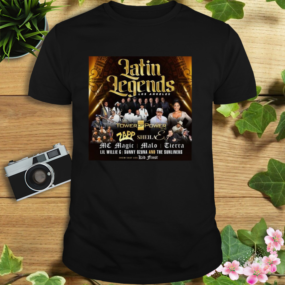 Latin Legends Los Angeles Tower Of Power June 10 2023 Shirt