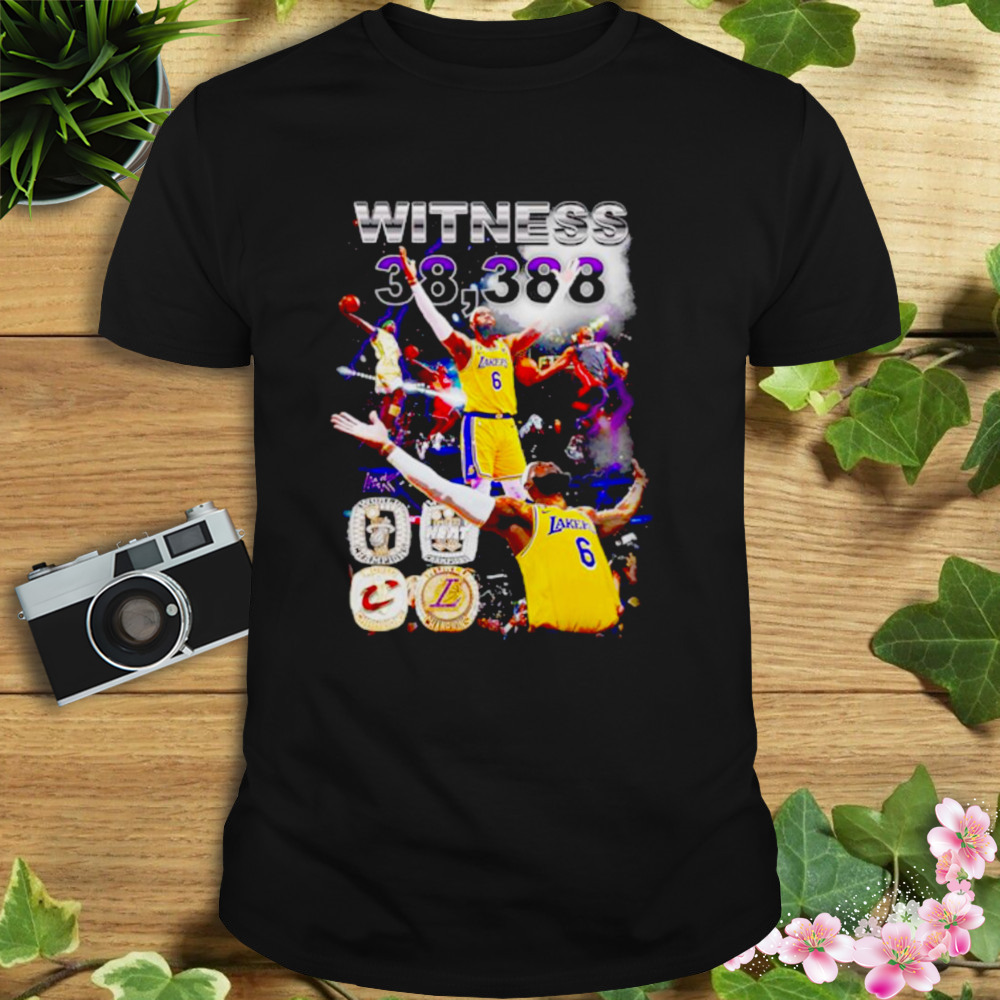 Lebron James Golden Knight Witness 38,388 shirt