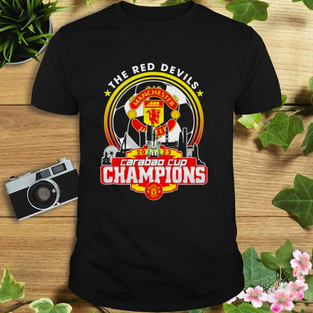 Manchester United The Red Devils 2023 Carabao Cup Champions Shirt