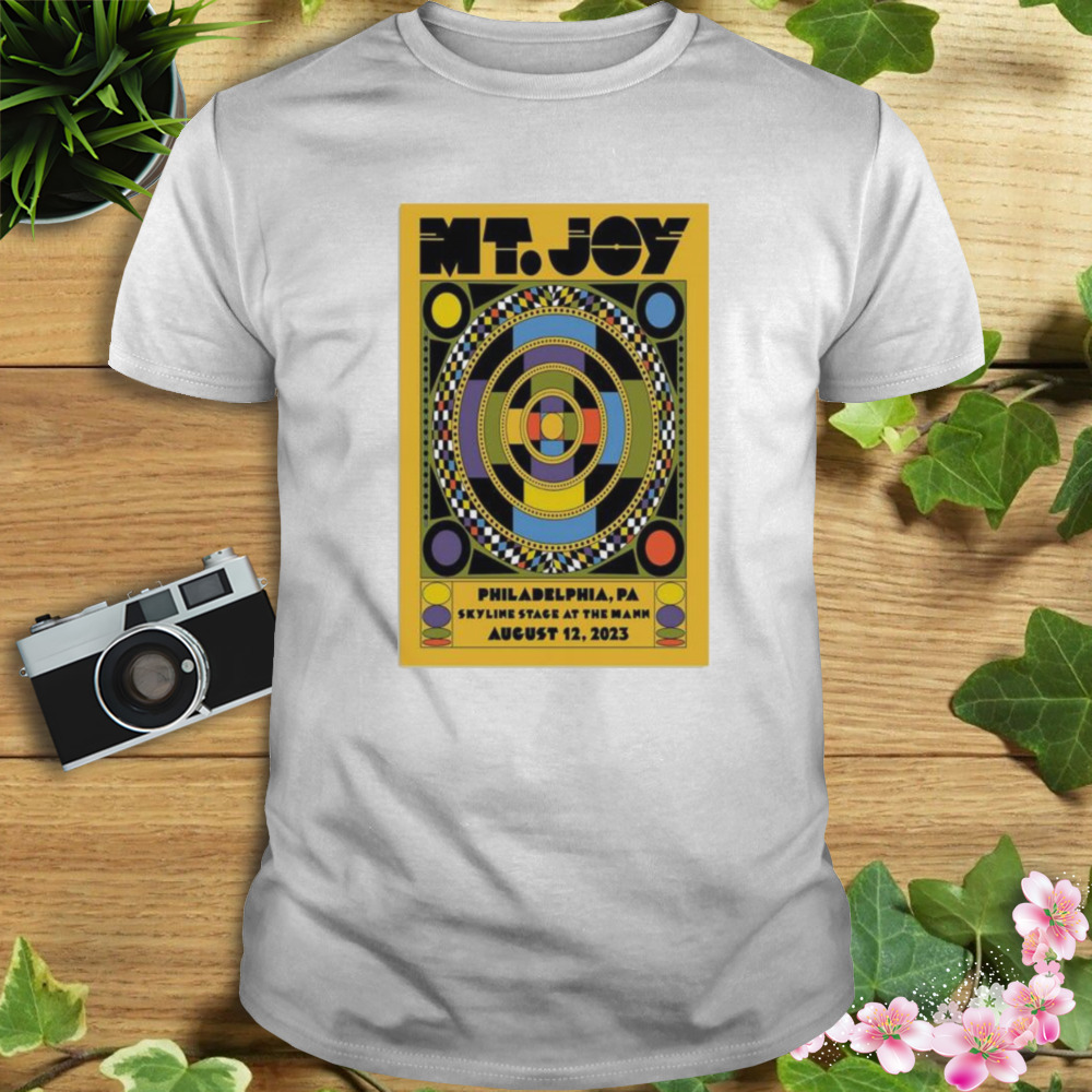 Mt.Joy August 12 2023 Philadelphia, PA Poster shirt