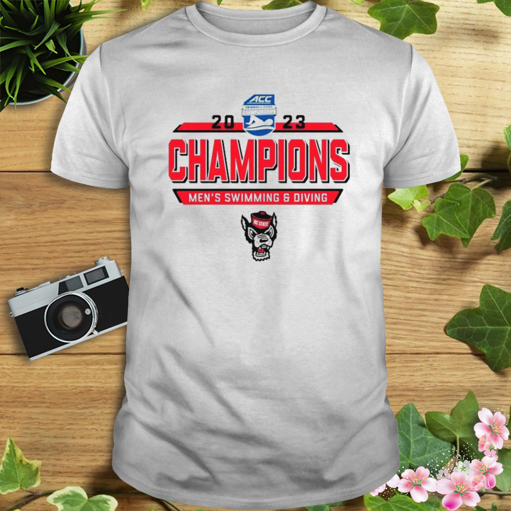 NC State Men’s Swimming and Diving 2023 ACC Champions Shirt