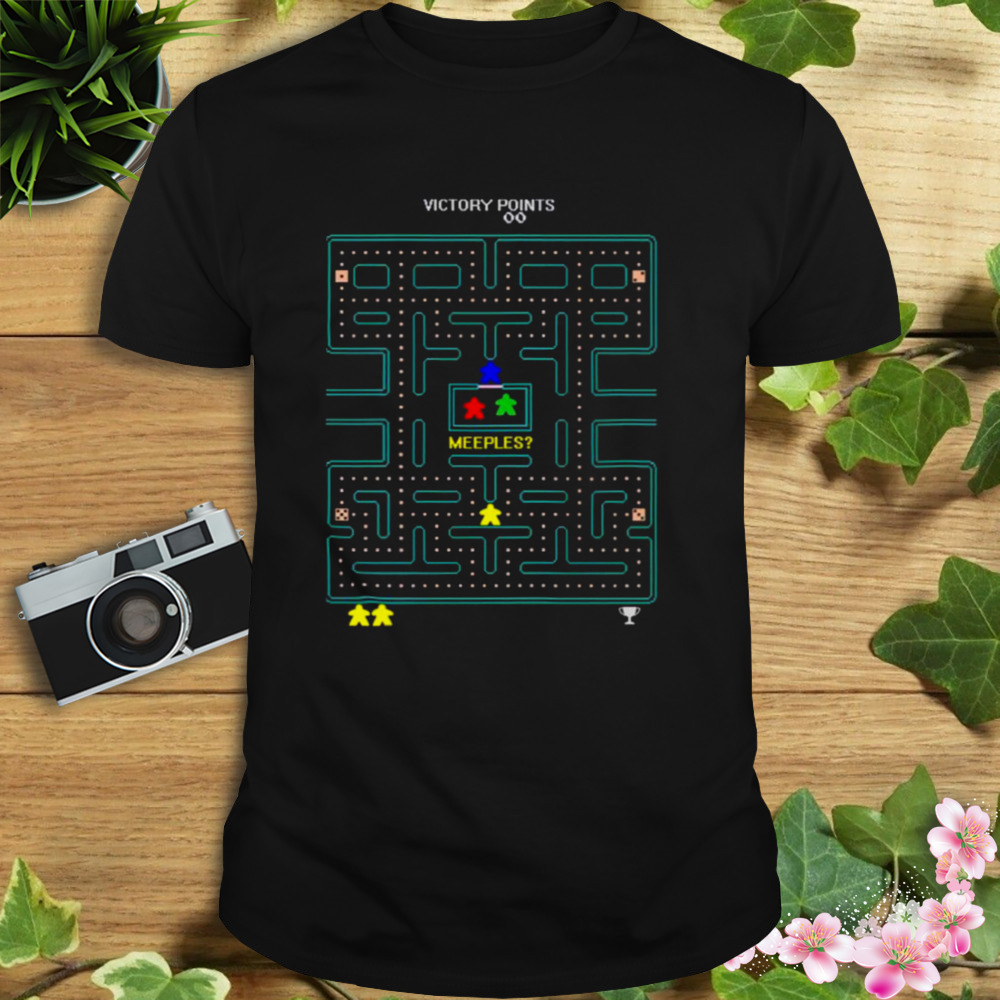 Pacmeeple Board Game Pacman Game shirt