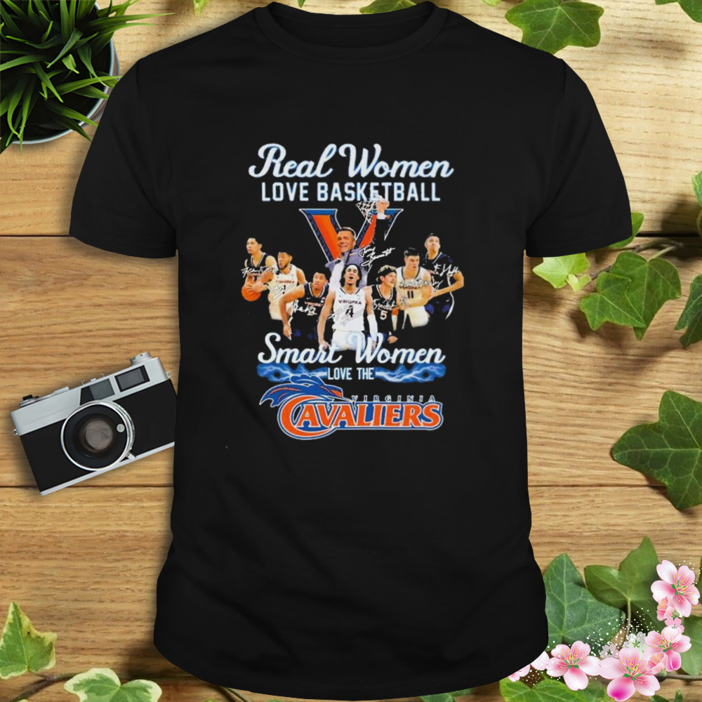 Real Women Love Hockey Smart Women Love The Virginia Cavaliers Shirt