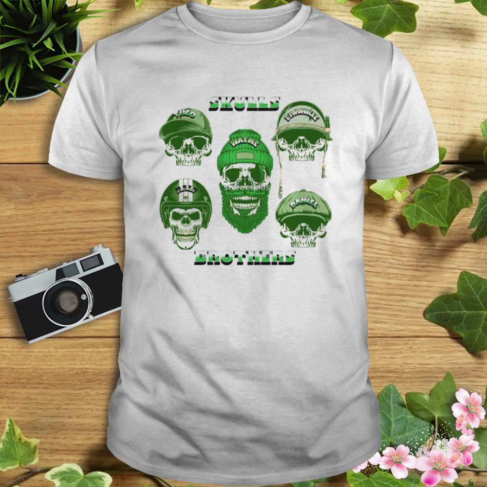 Skulls Brothers Green Logo shirt